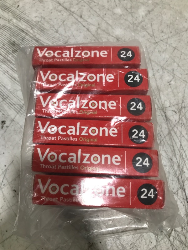 Photo 2 of Vocalzone Throat Pastilles 24 Pack of 6.