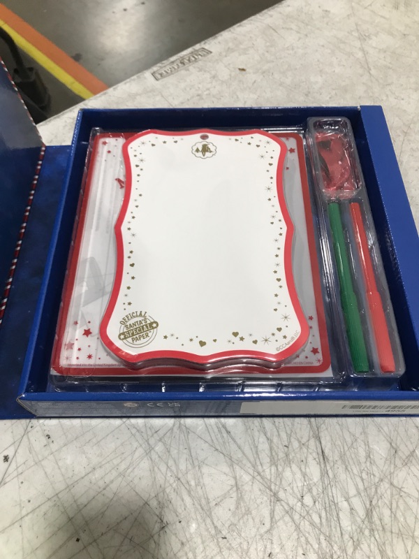 Photo 2 of The Elf on The Shelf: Letters to Santa - Send Shrinking Christmas Lists to Santa through your Elf- 18 Piece Gift Set Includes Magic X-mas Paper, Mrs Claus' Press, Ribbon Sashes, Markers, and Parchment
