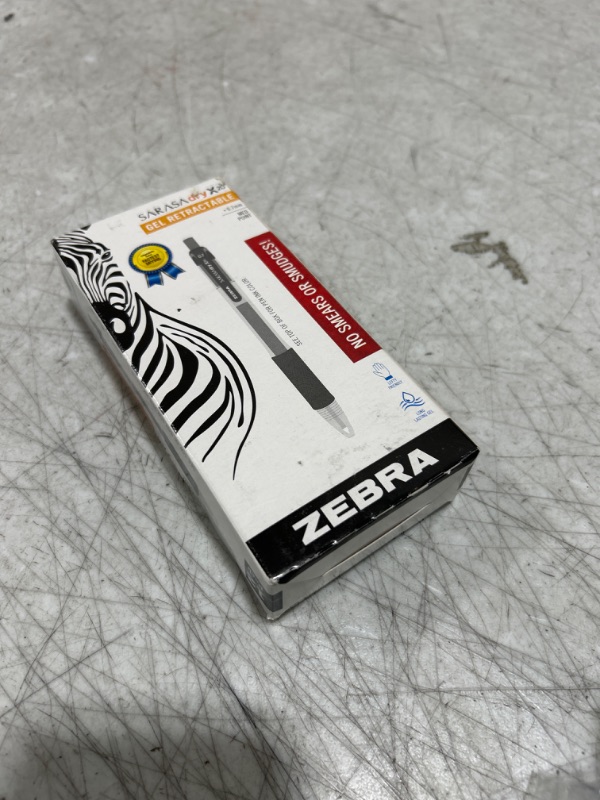 Photo 2 of Zebra Pen Sarasa Dry X20 Retractable Gel Pen, Medium Point, 0.7mm, Green Ink, 12-Pack

