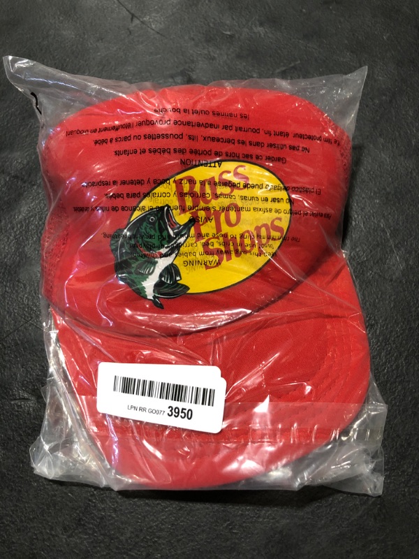 Photo 1 of Bass Pro Shops Red Trucker Hat.