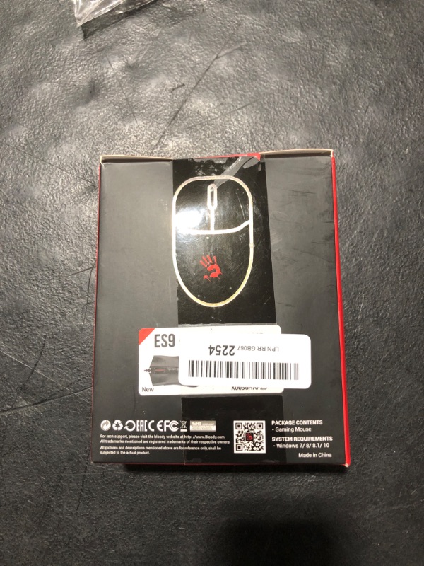 Photo 3 of Bloody ES9Pro FPS RGB Gaming Mouse, PMW3327 Chip, 6200 CPI, 2000Hz Report Rate, 220 IPS, 4M Onboard Memory, Fully Programmable with Advanced Preset Macros
