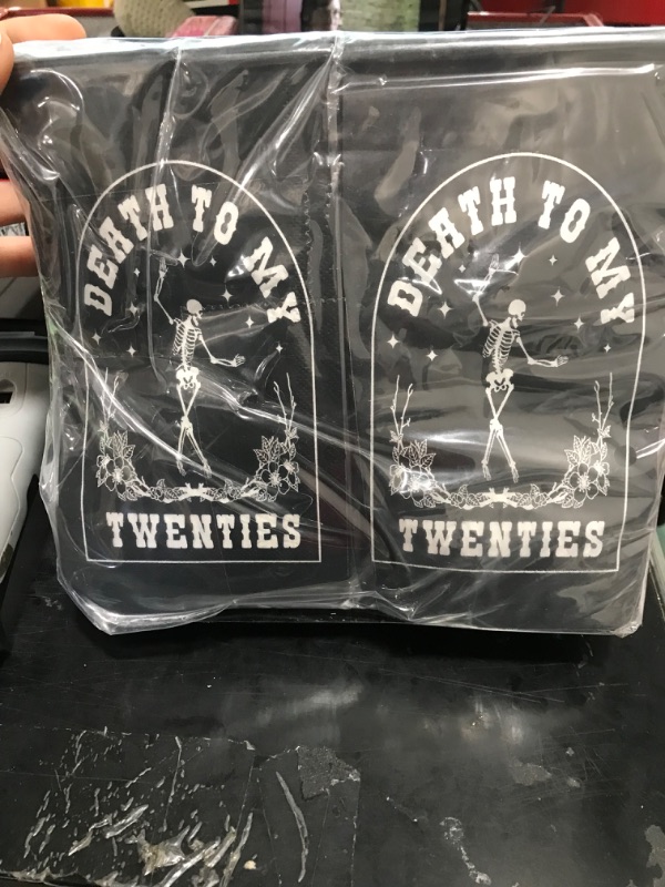 Photo 1 of 200 count death to my twenties napkins 