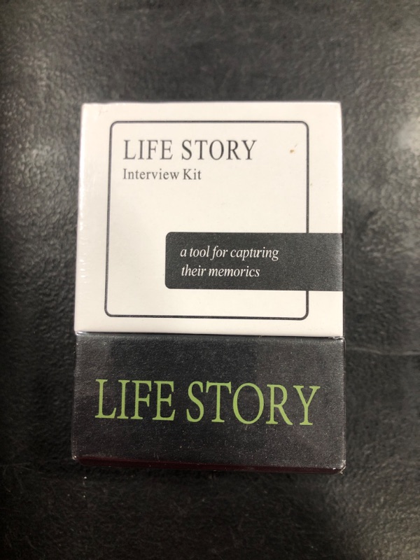 Photo 1 of 150 Life Story Interview Kit Cards - Life Story Interview Kit - Get to Know Parents and Grandparents for Family Game Night with Curated Question Cards - Pictionary Game for Family 1set