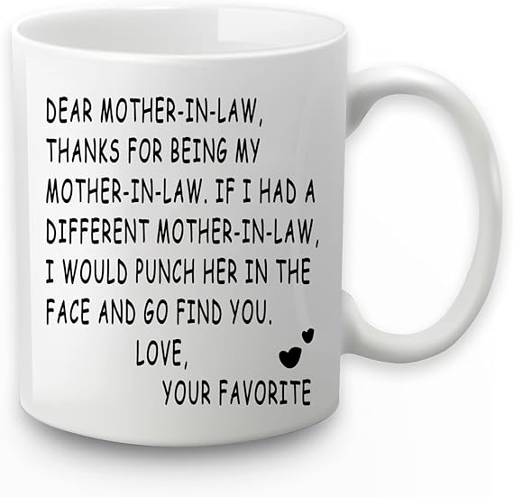Photo 1 of Gifts for Mother in Law from Daughter in Law Dear Mother in Law Coffee Mug Mother in Law Gifts from Daughter in Law Birthday Mother's Day Christmas Gifts for Mother in Law 11 OZ White 