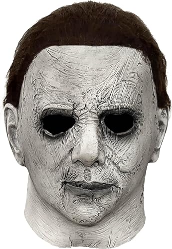 Photo 1 of Michael Myers Horror Mask Halloween Scary Cosplay Latex Mask Costume Props
