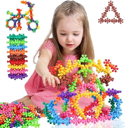 Photo 1 of 300 Pieces Building Blocks Kids STEM Toys- Discs Sets Interlocking Solid Plastic for Preschool Kids Boys and Girls Aged 3+, Creativity Kids Toys A-012
