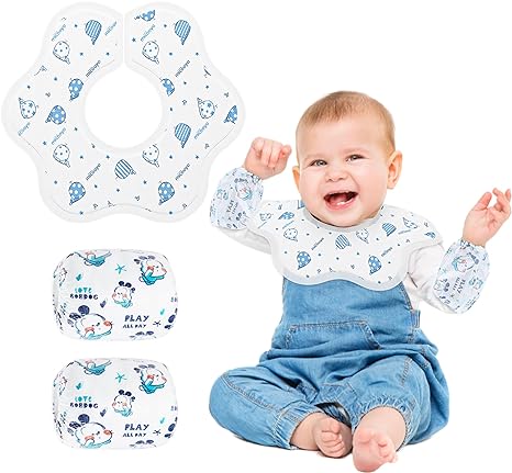 Photo 1 of Joyshare 360°Rotate Baby Bibs for Drooling,Teething,15pcs,0-24months,Disposable Baby Bibs & Sleeves for Boys & girls