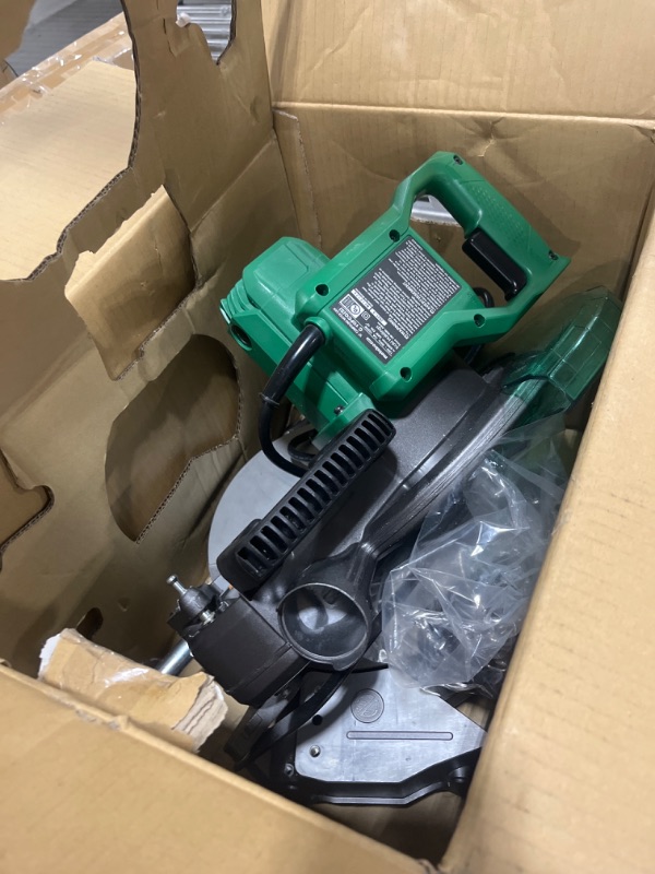 View 2 of Metabo HPT Compound 10" Miter Saw with 10-Inch Fine Finish Blade w/ 10-Inch VPR Fine Finish Blade