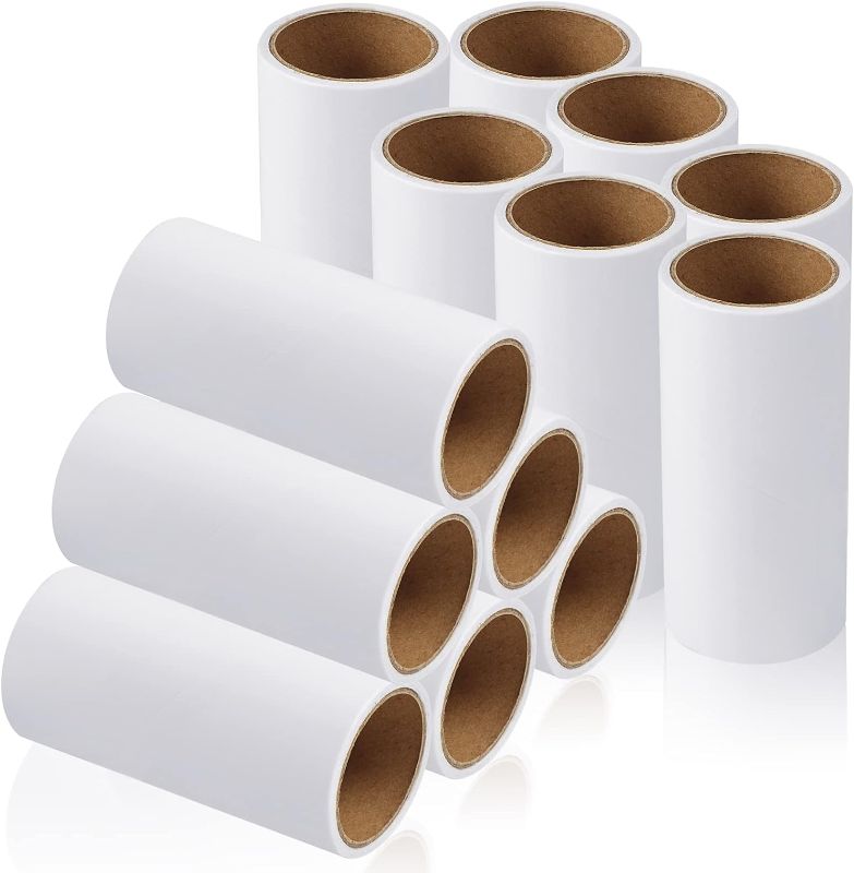 Photo 1 of 1320 Sheets Lint Roller Refills Only, Lint Rollers for PET Hair Sticky, Easy Tear Cleaning Lint Rollers for Dog and Cat Pets Hair Remove, Clothes, 55 Sheets Roller(24 Pack)(4 Inch) https://a.co/d/gutZcu6