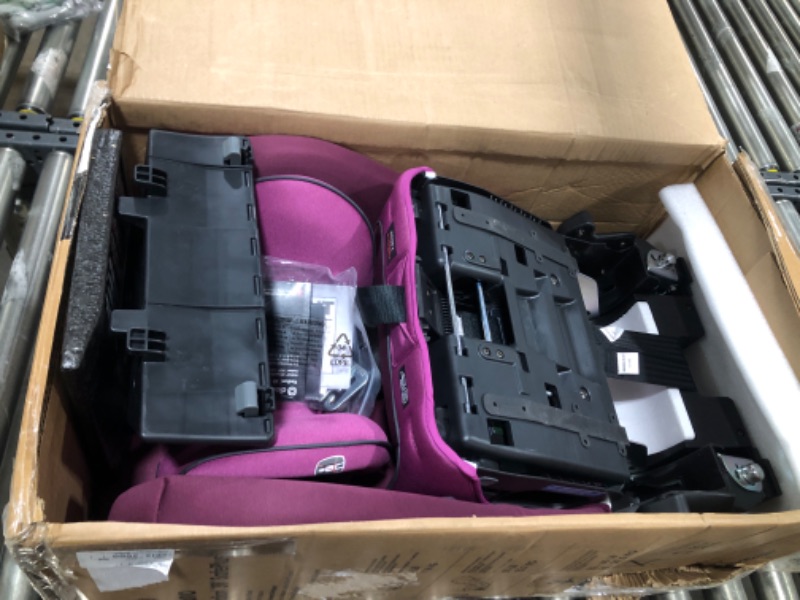 Photo 1 of Diono Radian 3R SafePlus, All-in-One Convertible Car Seat, Rear and Forward Facing, SafePlus Engineering, 10 Years 1 Car Seat, Slim Fit 3 Across, Purple Plum Purple Plum Radian 3R SafePlus Fits 3 Across Car Seat