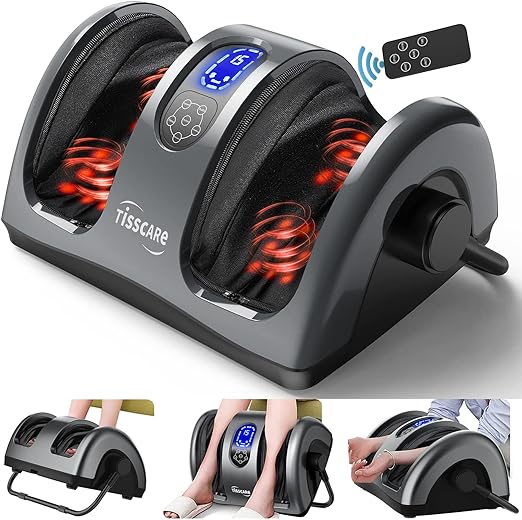 Photo 1 of TISSCARE Shiatsu Foot Massager with Heat-Foot Massager Machine for Neuropathy, Plantar Fasciitis and Pain Relief-Massage Foot, Leg, Calf, Ankle with Deep Kneading Heat Therapy
