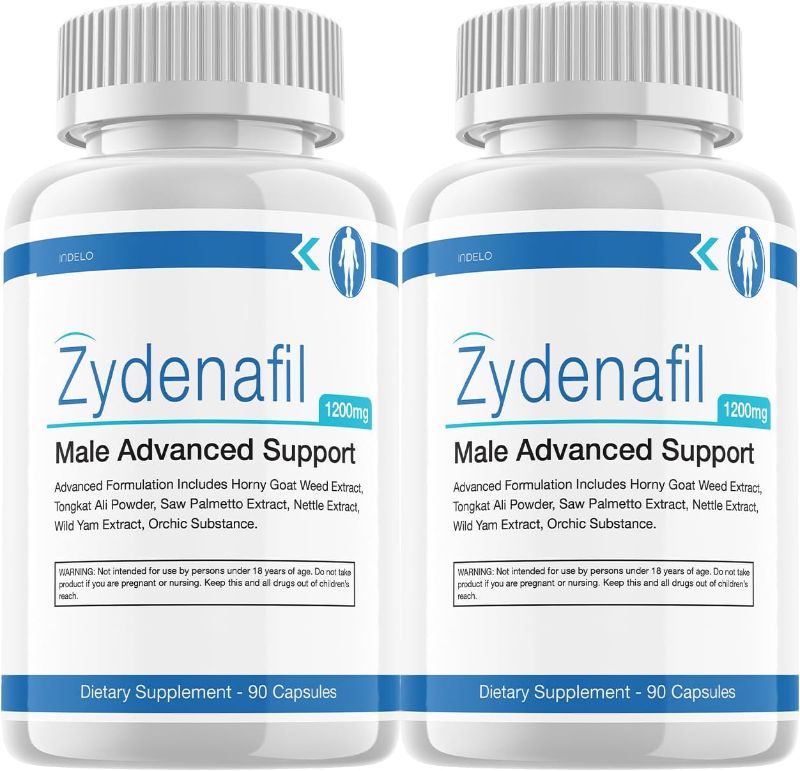 Photo 1 of (2 Pack) Zydenafil for Men, Zydenafil Pills for Men Advanced Performance Supplements, Zydenafil Performance, Zydenafil Reviews Male (120 Capsules) 