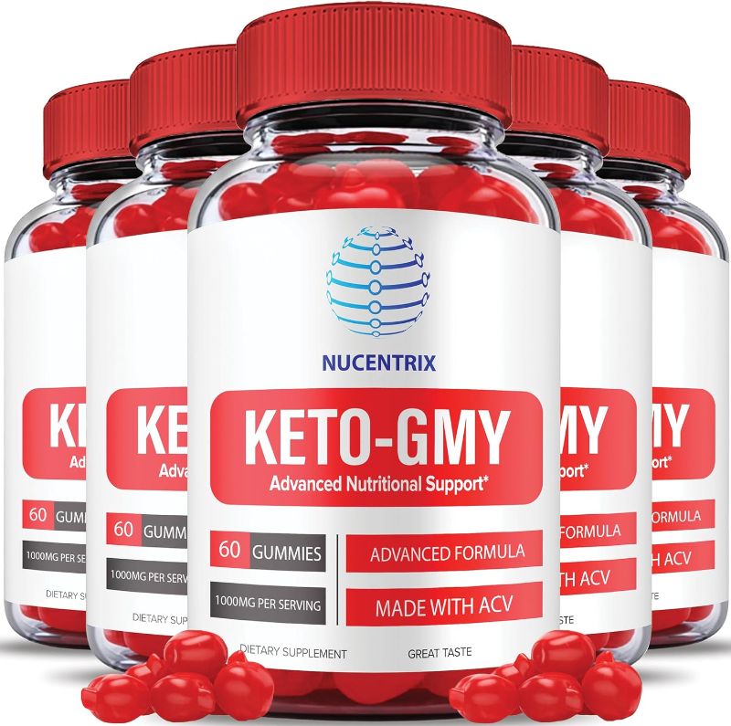 Photo 1 of (5 Pack) Keto Gmy - Official Formula, Vegan - Keto Gummy Plus ACV Keto Gmy Advanced Weight Apple Loss Cider Keto Apple Cider Vinegar 1000mg Formula with Vitamin B12 Beet Root Juice Gummy (300 Gummies) 