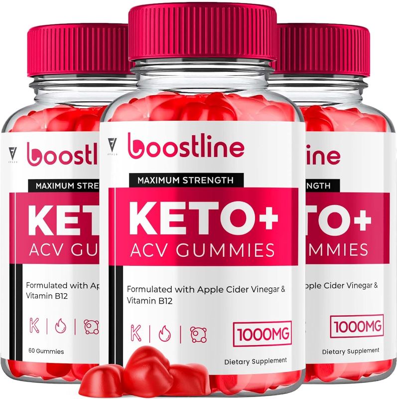 Photo 1 of (3 Pack) Boostline Keto ACV Gummies Advanced Weight Loss Formula, Boost Line Keto+ ACV Gummies Apple Cider Vinegar 1000MG Vitamin Supplement Women Men, Boostline Keto+ACV Max Strength (180 Gummies) 