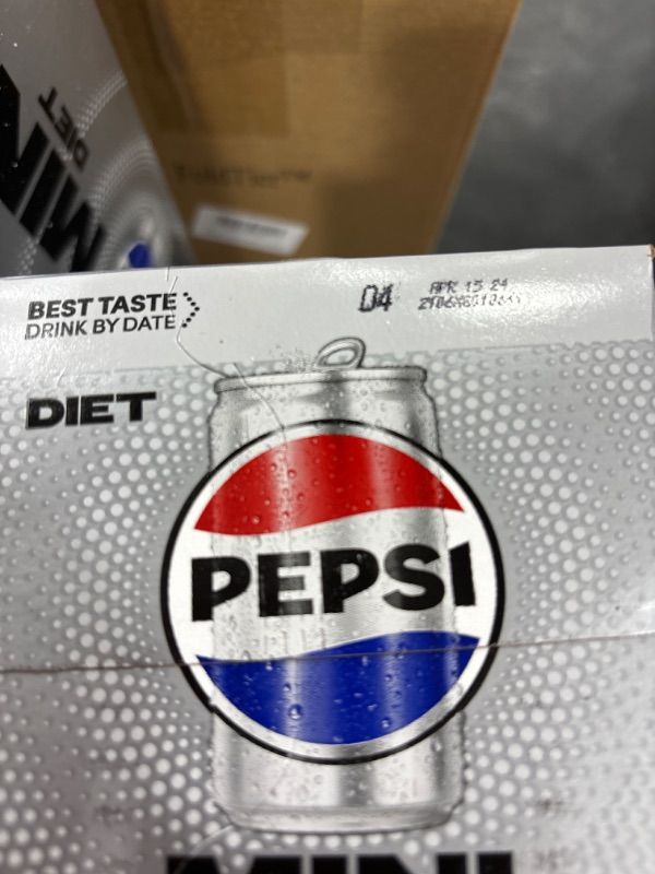Photo 3 of Diet Pepsi Soda, 7.5 Ounce Mini Cans, 10 Pack
