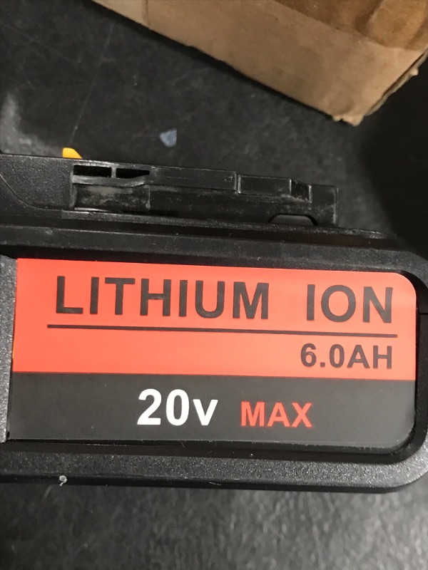 Photo 2 of 2 Pack 20Volt 6.0 Ah Replacement Battery for DEWALT 20V MAX Battery, Premium 6.0Ah Lithium Ion Compatible with DCB205 DCB200 DCB201 DCB203 DCB204 BT-2 DCB205 DCB206