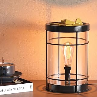 Photo 1 of Wax Melt Warmer, Scented Wax Warmer Electric Vintage Black Metal Frame Wax Burner for Wax Cube, Ideal Home Decor for Lovers/Anniversaries/Weddings/Birthdays