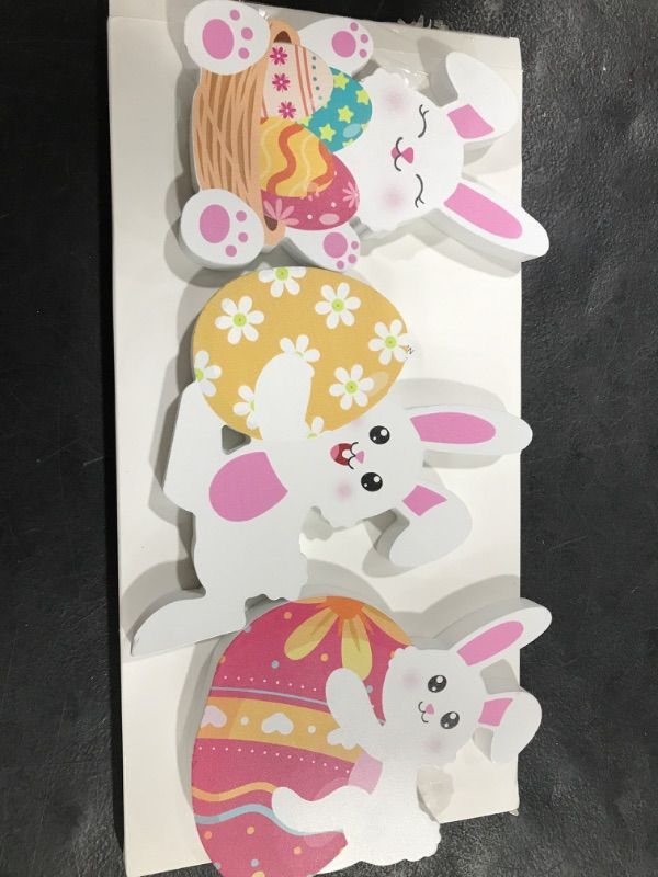 Photo 1 of 3 pcs Cochie Cute Easter Bunny Decorations
