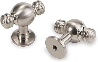 Photo 1 of 10 Pack Brushed Satin Nickel Kitchen Cabinet Knobs Sliver Drawer Knobs Kitchen Hardware Zinc Alloy Kitchen Handles for Cabinets Cupboard Knobs Drawer Knobs