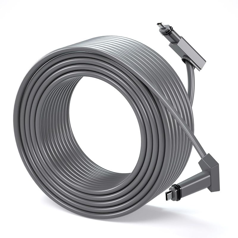 Photo 1 of PonJel Starlink 75Ft Cable for Starlink Rectangular Satellite V2 Replacement Cable Cord, IP68 Waterproof Supports 1200M Protocol, Adopts Pure Copper Data Transmission - Grey 