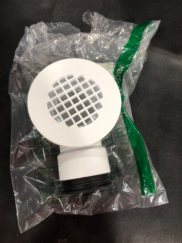 Photo 1 of 1.5" Low Profile Shower Base Drain with Perforated Strainer, Side Outlet Drain PVC Outlet Shower Drain Compatible with Low Profile Shower Drain Trap and Side Outlet Drain Assembly