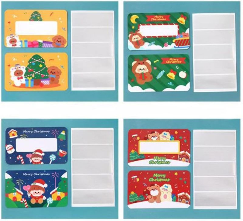 Photo 1 of 20 Pieces Christmas-Themed Scratch Off Game Cards for Festive Raffles or Rewards for Children and Students (Christmas Surprise)