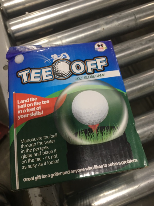 Photo 1 of Funtime Tee Off Golf Globe Problem Solving Fun Puzzle - Put The Ball on The tee – not as Easy as it Looks