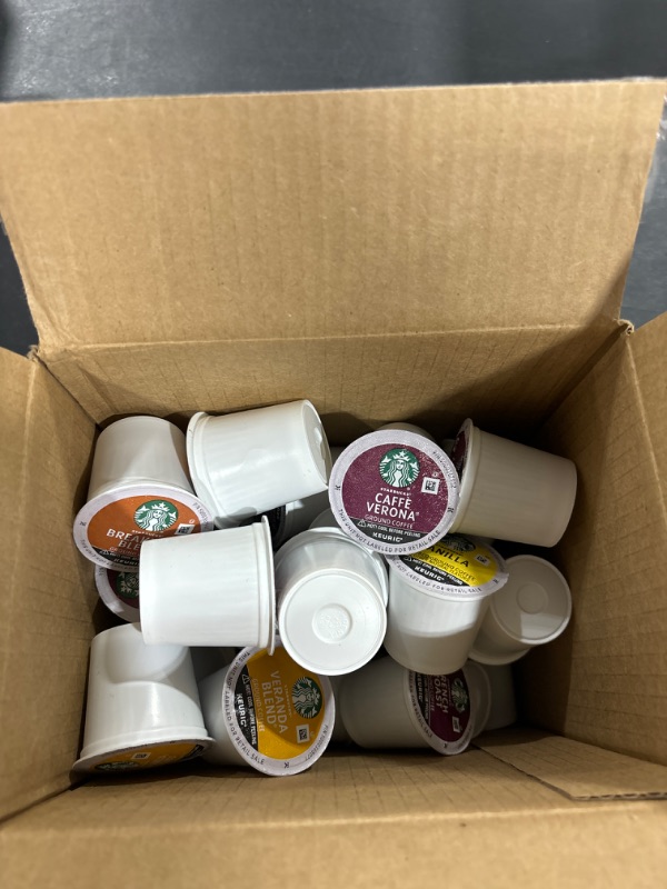 Photo 2 of Starbucks K-Cup Coffee Pods—Flavored Coffee—Variety Pack for Keurig Brewers—Naturally Flavored—100% Arabica—1 box (40 pods total) Flavored Variety Pack 40 Count (Pack of 1) bbapr 902024