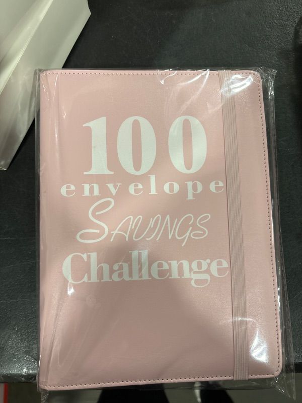 Photo 2 of 100 envelopes Money Saving Challenge,100 Envelope Challenge Binder, A5 Money Saving Budget Binder with Cash Envelopes, Easy and Fun Way to Save $5,050 (Pink)