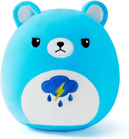 Photo 1 of Auspicious beginning Bear Plush Toy-11'' Bear Plush Stuffed Animal Blue Bear Anime Plush, Blue Rainy Day Plushies Stuffed Animals, Cute Bear Plushies, Cute Plushies Chrismas Birthday Gifts for Kids
