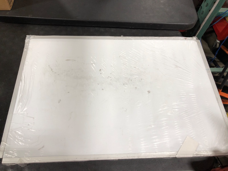 Photo 2 of VIZ-PRO Magnetic Dry Erase Board, 36 X 24 Inches, Silver Aluminium Frame