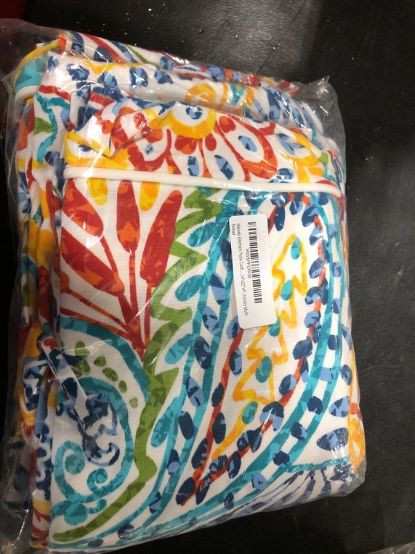 Photo 1 of  Outdoor/Indoor Replacement Cushion Covers 2 Pack, Water Repellent Patio Slipcovers for Sofa Bench Wicker, 24"x22"x4", Paisley Multi