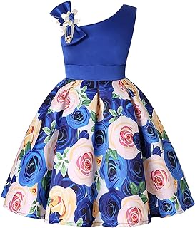 Photo 1 of 2-9 Years Off Shoulder Flower Girl Dress Toddler Party Floral Formal Dresses