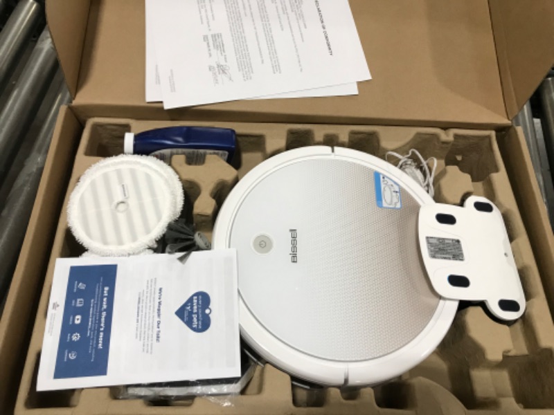 Photo 2 of Bissell SpinWave Pet Robot, 2-in-1 Wet Mop and Dry Robot Vacuum, WiFi Connected with Structured Navigation, 3347