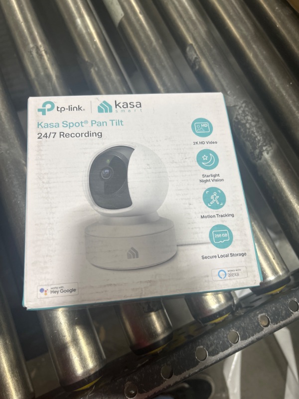 Photo 4 of Kasa Smart 2K Security Camera for Baby Monitor Pan Tilt, 4MP HD Indoor Camera with Motion Detection, Two-Way Audio, Night Vision, Cloud & SD Card Storage, Works with Alexa & Google Home (KC410S) Pan/Tilt Camera New 2K