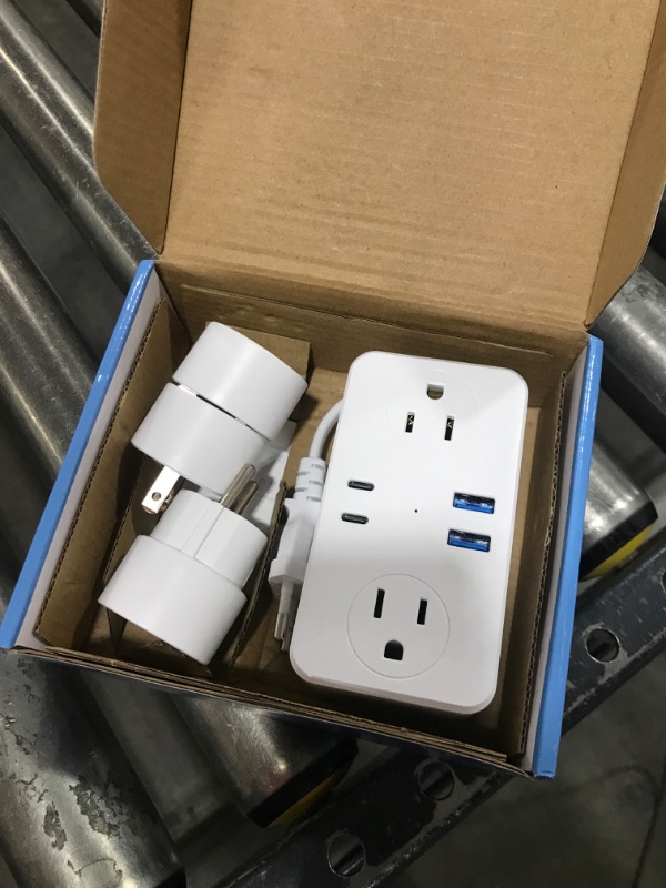 Photo 1 of INTERNATIONAL TRAVEL POWER STRIP, EUROPEAN PLUG ADAPTER