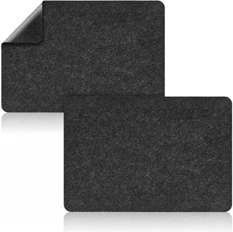 Photo 1 of Heat Resistant Mat for Air Fryer, 2 Pcs Heat Resistant Pad Countertop Protector Mat Coffee Maker Mat for Countertops with Sliding Function for Air Fryer, Blender, Coffee Maker, Toaster 