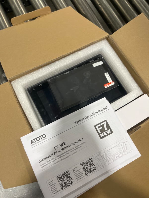 Photo 2 of ATOTO F7WE 9 inch Double Din Car Stereo, Wireless CarPlay & Wireless Android Auto, Touchscreen Car Radio with Bluetooth, Mirror Link, HD LRV, GPS Navi, USB Video & Audio, Voice Control, F7G209WE
