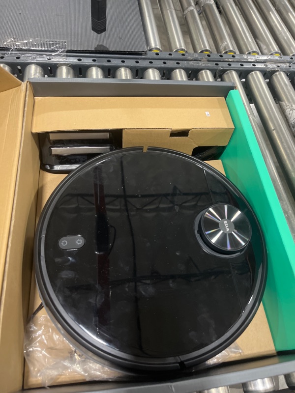 Photo 2 of WYZE Robot Vacuum with LIDAR Mapping Technology, 2100Pa Suction, No-go Zone, Wi-Fi Connected, Self-Charging, Ideal for Pet Hair, Hard Floors and Carpets
