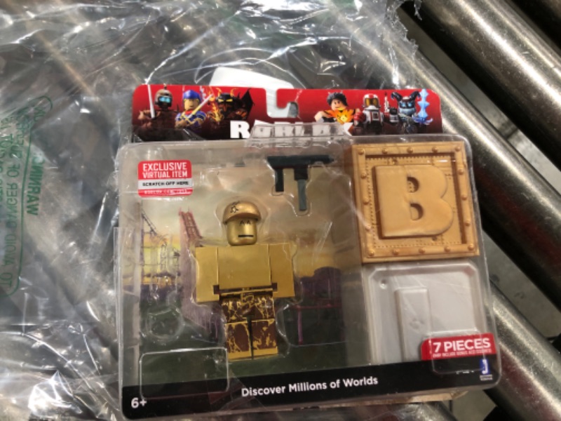 Photo 2 of  Roblox Action Collection - Phantom Forces: Ghost + Two Mystery Figure Bundle [Includes 3 Exclusive Virtual Items] 