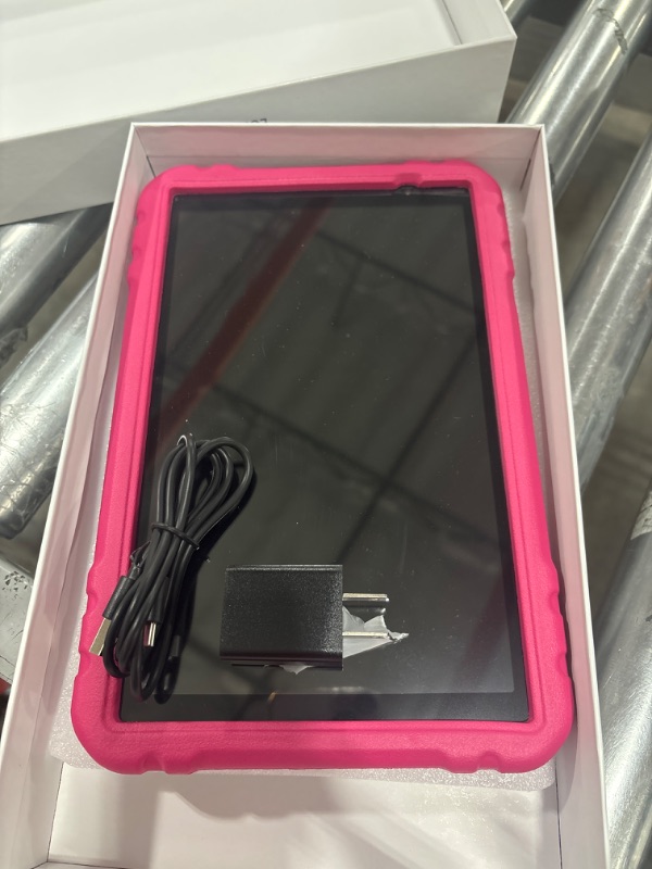 Photo 2 of 2024 Tablet 10 inch Android 13 Tablets with Octa-Core, 14GB RAM 128GB ROM, 8000mAh Battery, Drop-Proof Case, TF 512GB, HD IPS Touchscreen, 5G/2.4G WiFi, Bluetooth 5.0, GPS, Split Screen Support -Pink