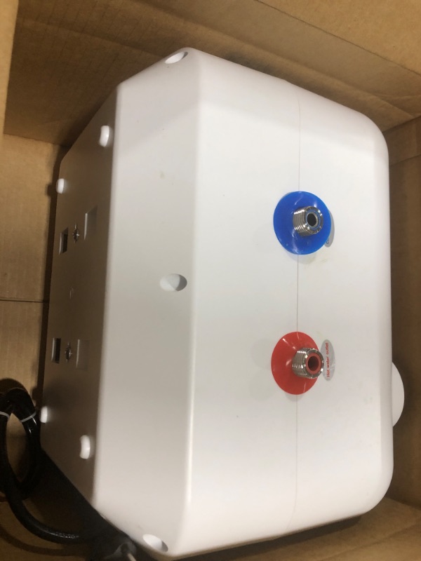 Photo 1 of Electric Hot Water Heater 110/120V Small Compact Tank Storage,Rv Tr 3 Gallon Trailer 1.5KW Kitchen Instant Under Sink Counter Cupboard, RV 1 PCs 16” Long 1/2”FIP Stainless Steel Water Hose 11L