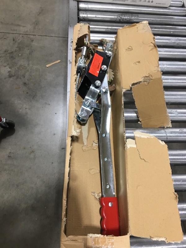 Photo 1 of BLACKHORSE-RACING Power Cable Puller, Dual Gears 5 Ton Heavy Duty Power Puller with 3 Hooks 2 Gears Automotive Hoist Cable Puller