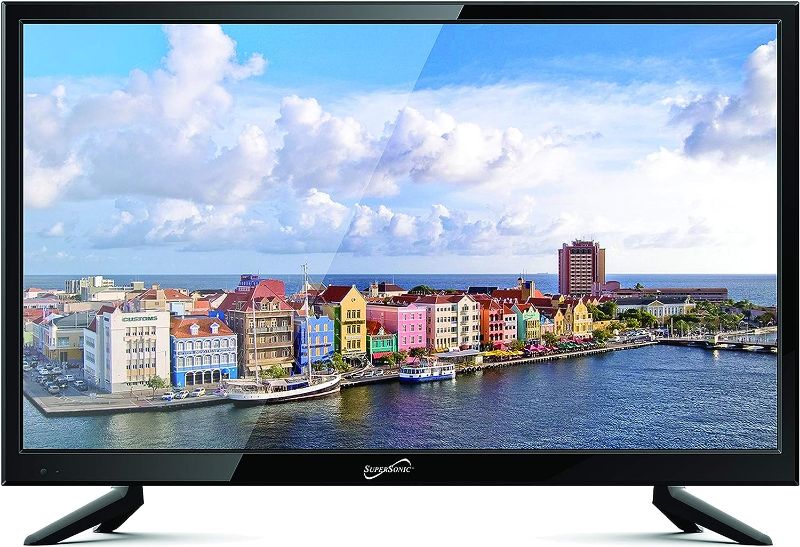 Photo 1 of for parts only - Supersonic SC-1911 19-Inch 1080p LED Widescreen HDTV with HDMI Input (AC/DC Compatible)
