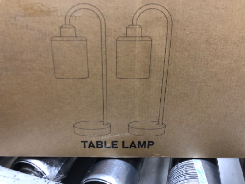 Photo 1 of 2 pack table lamp unknown brand/size 