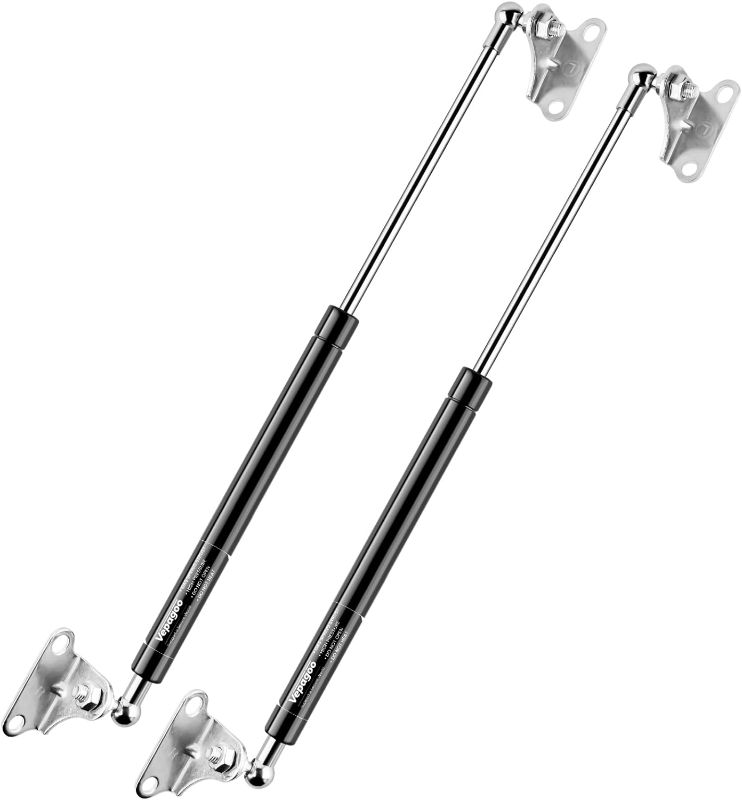 Photo 1 of 15in 80lb/356N Gas Shock Strut Spring for RV Bed Wooden Tool Box Cabinet Door Boat Hatch and DIY Heavy Duty Project, A Set of 2 with L Mounts(Fit Support Weight: 70-85lbs)

