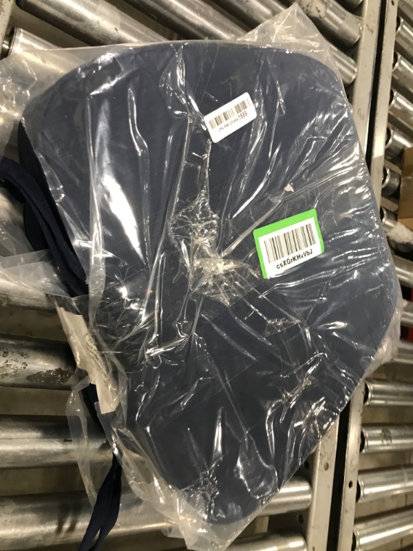 Photo 1 of Basic Beyond Chair Cushions for Dining Chairs 4 Pack, D-Shaped Kitchen Chair Cushions with Ties Set of 4, 2.5" Thick Seat Cushions for Dining Room/Kitchen Chairs, 17" x 16", Navy Navy 4 Count(Pack of 1)