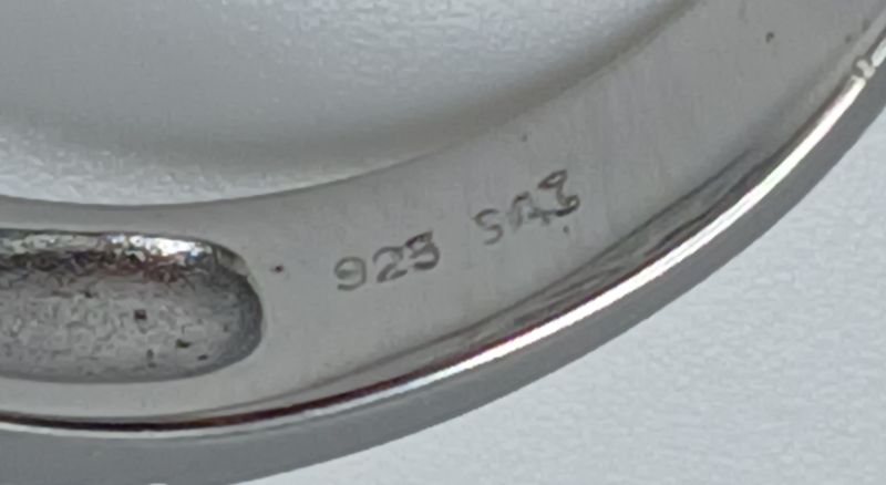 Photo 1 of BABY BLUE 0.875” GEM STERLING SILVER COCKTAIL RING SIZE 6.75-7/9.2G (READ NOTES)