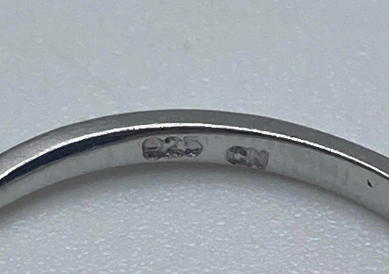 Photo 1 of LOVE STERLING SILVER RING SIZE 9.5/1.5G (READ NOTES)