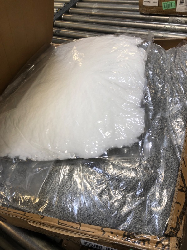 Photo 1 of VERCART Triangular Bed Wedge Pillow Large Back Support Backrest Reading Cushion For Lumbar and Sitting Up, Decorative Throw Pillows For Office Chair Sofa Couch with Removable Cover Grey 23.5x8x20 Inch 23.5x8x20 Inch Gray